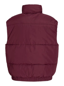 Burgundy Puffa Gilet