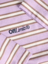 Load image into Gallery viewer, Purple Rose Stripe T-shirt