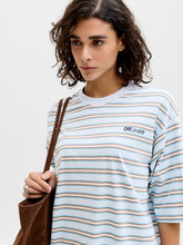 Load image into Gallery viewer, Sky Brown Stripe T-shirt