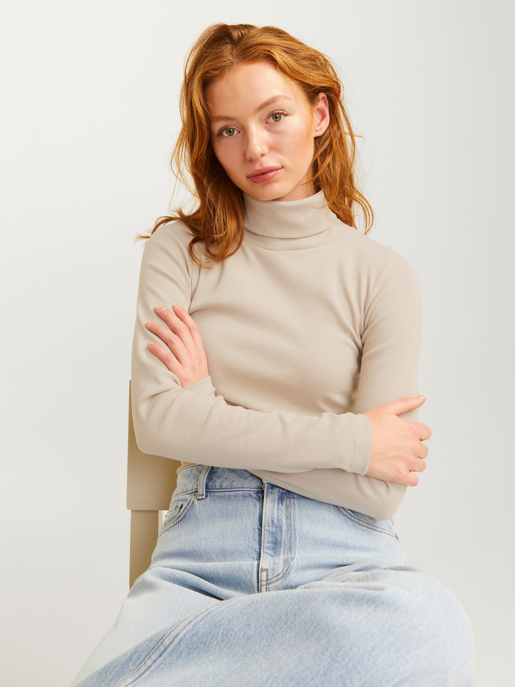 Ribbed Rollneck