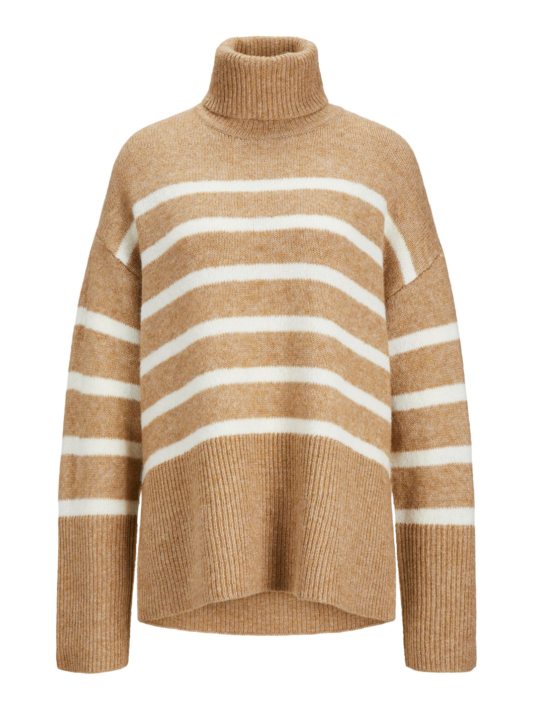 Roll Neck Striped Jumper