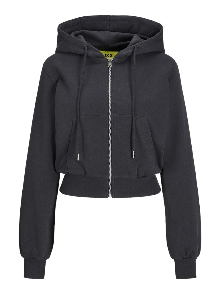 Crop Zip Up Hoodie