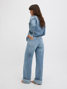 Tokyo Turn Up Wide Leg Jeans