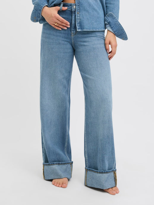 Tokyo Turn Up Wide Leg Jeans