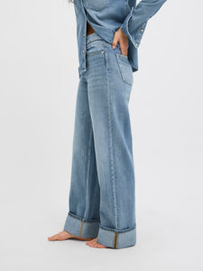 Tokyo Turn Up Wide Leg Jeans