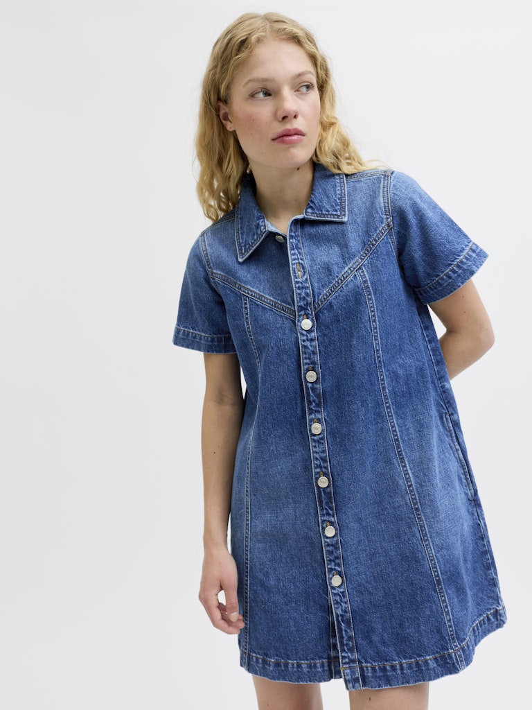 Amara Western Denim Dress