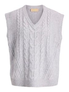 Cable Knit Vest