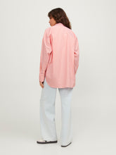 Load image into Gallery viewer, Peach Stripe Poplin Shirt