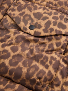 Leopard Puffa Coat