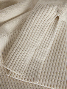 High Neck Cream Jumper