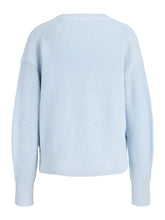 Load image into Gallery viewer, Crew Neck Blue Cotton Knit
