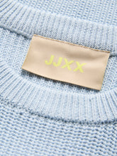 Load image into Gallery viewer, Crew Neck Blue Cotton Knit
