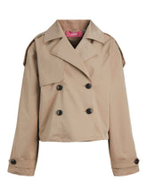 Load image into Gallery viewer, Cropped Trench Jacket