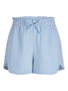 Blue Stripe Loose Shorts