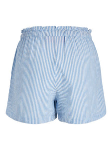 Blue Stripe Loose Shorts