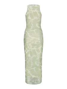 Lina Mesh Maxi Dress