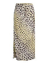 Load image into Gallery viewer, Lemon Dalmatian Satin Skirt