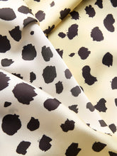 Load image into Gallery viewer, Lemon Dalmatian Satin Skirt