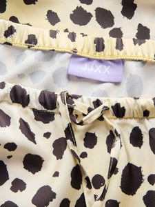 Lemon Dalmatian Satin Skirt