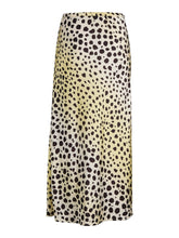 Load image into Gallery viewer, Lemon Dalmatian Satin Skirt