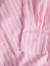 Load image into Gallery viewer, Pinstripe Linen shirt