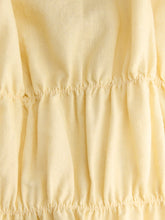 Load image into Gallery viewer, Lemon Tie Linen Top