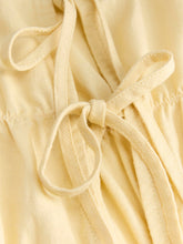 Load image into Gallery viewer, Lemon Tie Linen Top