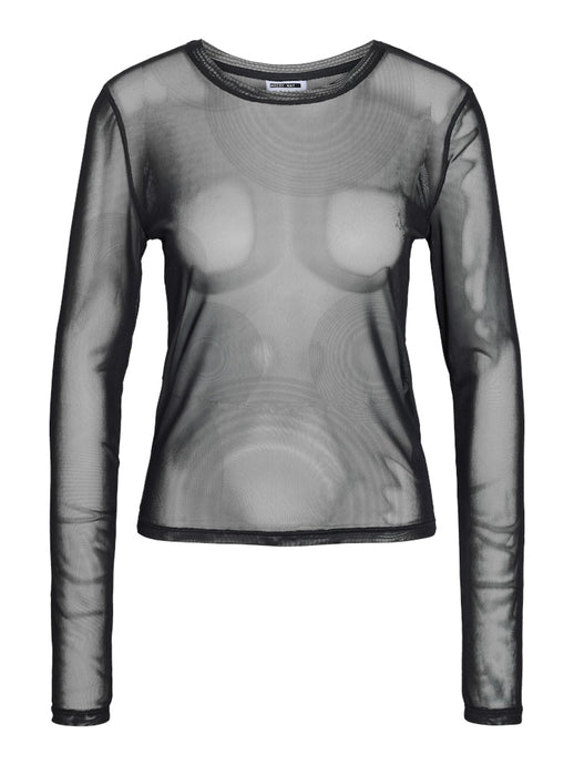 Black Mesh Top