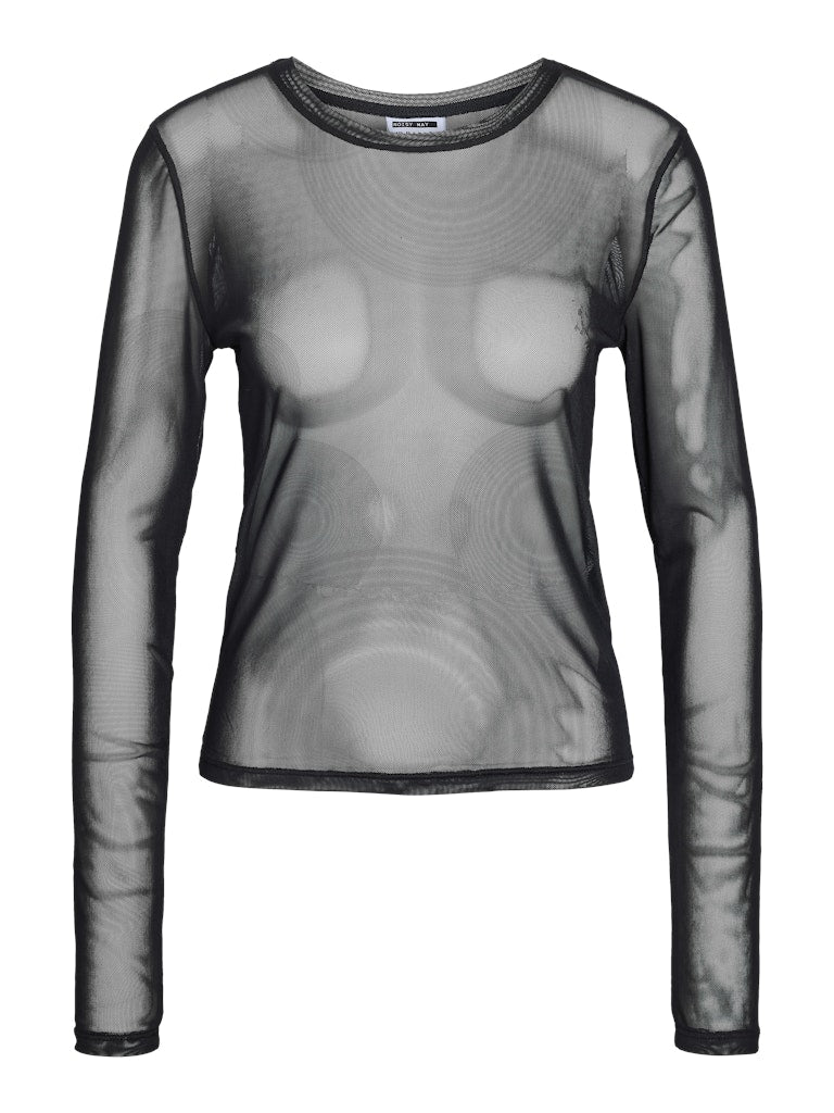 Black Mesh Top