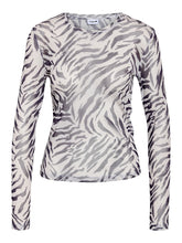 Load image into Gallery viewer, Zebra Mesh Top