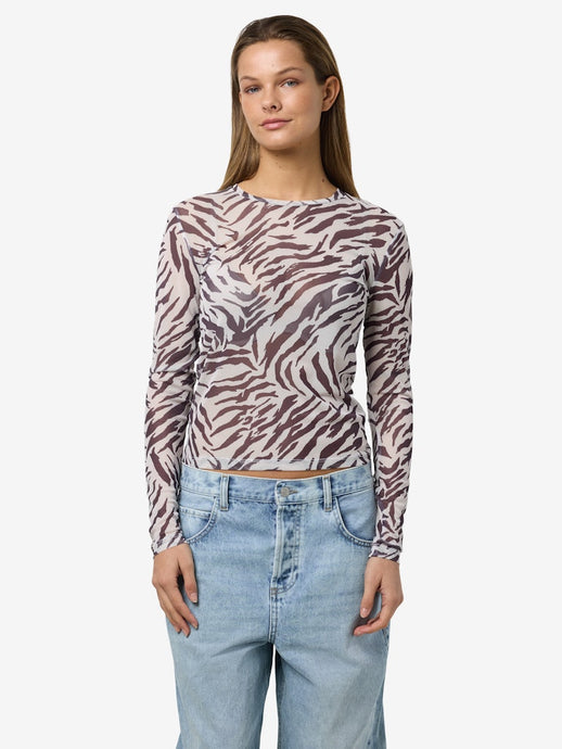 Zebra Mesh Top