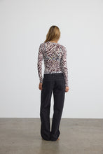 Load image into Gallery viewer, Zebra Mesh Top