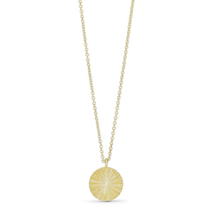 Gold Sunburst Pendant