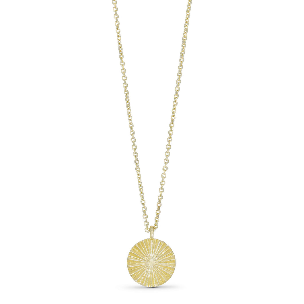 Gold Sunburst Pendant