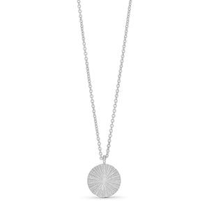 Silver Sunburst Pendant