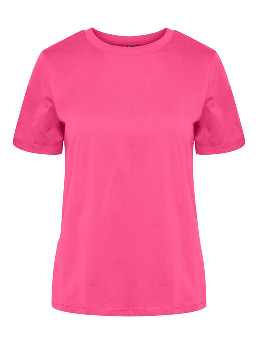 Organic Shocking Pink Cotton T-Shirt