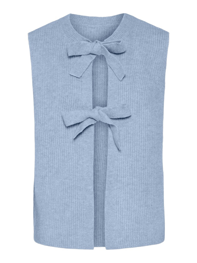 Sky Blue Knitted Vest