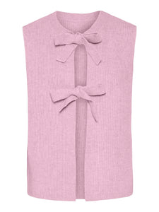 Rose Pink Knitted Vest