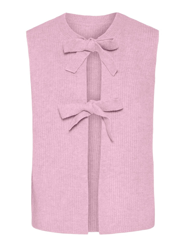 Rose Pink Knitted Vest