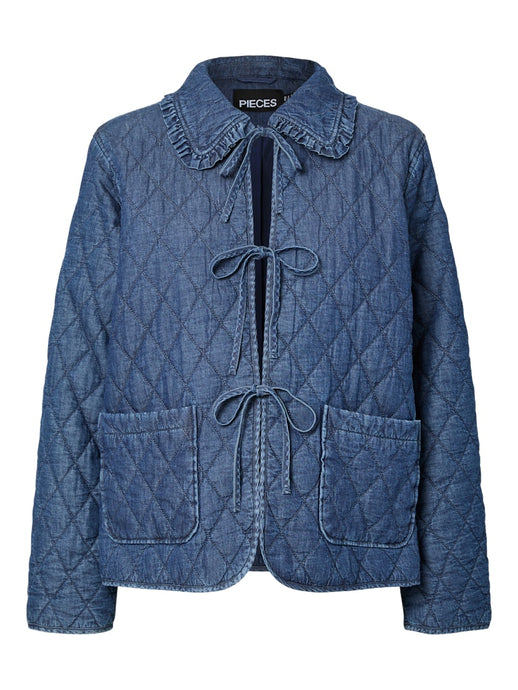 Quilted Tie Front Jacket