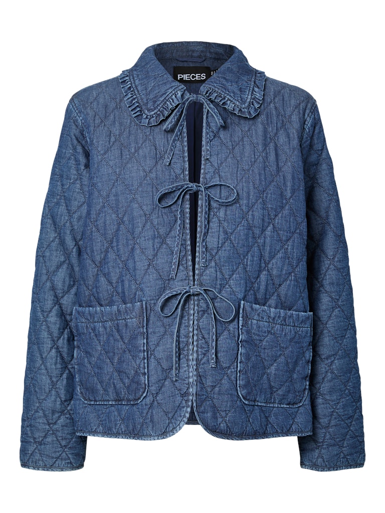 Quilted Tie Front Jacket