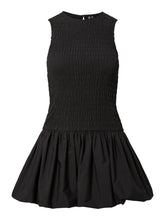 Load image into Gallery viewer, Shirred Balloon Mini Dress