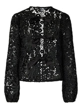 Load image into Gallery viewer, Lace Tie Blouse