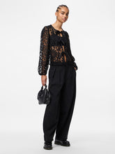 Load image into Gallery viewer, Lace Tie Blouse