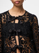 Load image into Gallery viewer, Lace Tie Blouse