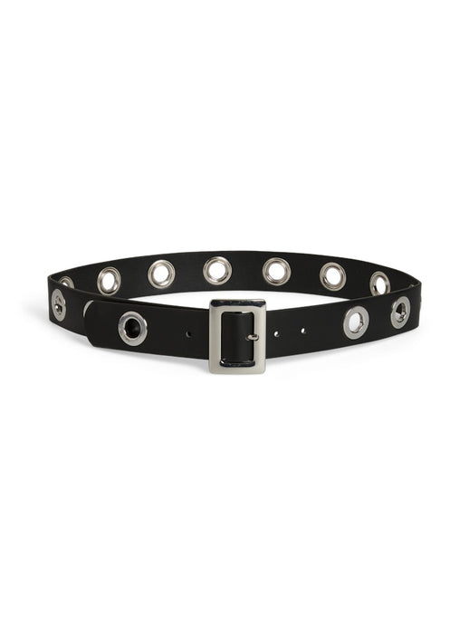 Silver Eyelet Belt