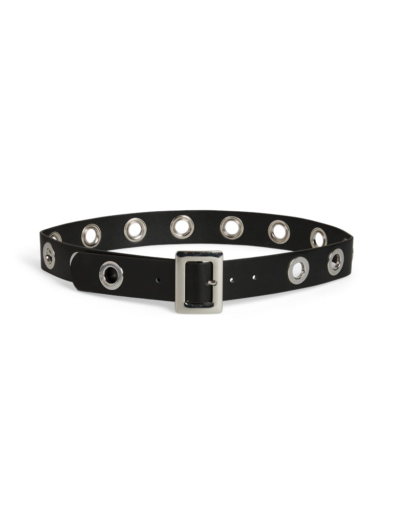 Silver Eyelet Belt
