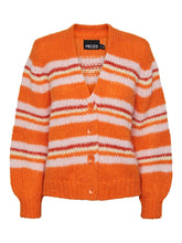 Load image into Gallery viewer, Stripe Persimmon Cardigan