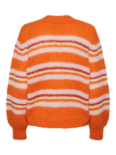 Load image into Gallery viewer, Stripe Persimmon Cardigan