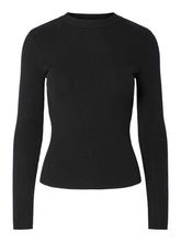 Load image into Gallery viewer, Black Ribbed Knit